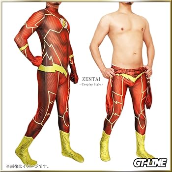 マッキー　肌色全身タイツ　Lサイズ LLサイズ Amazon.co.jp: [ジーティーライン] Zentai レッド ファスナー